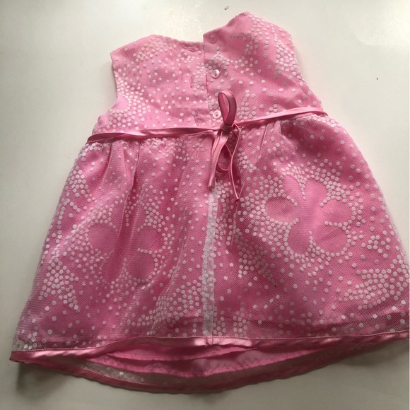 Pink Floral Baby Dress - Picture 7 of 9